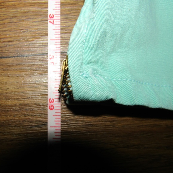 American Apparel Teal Pants Size 30/31 96% Cotton - Picture 5 of 7